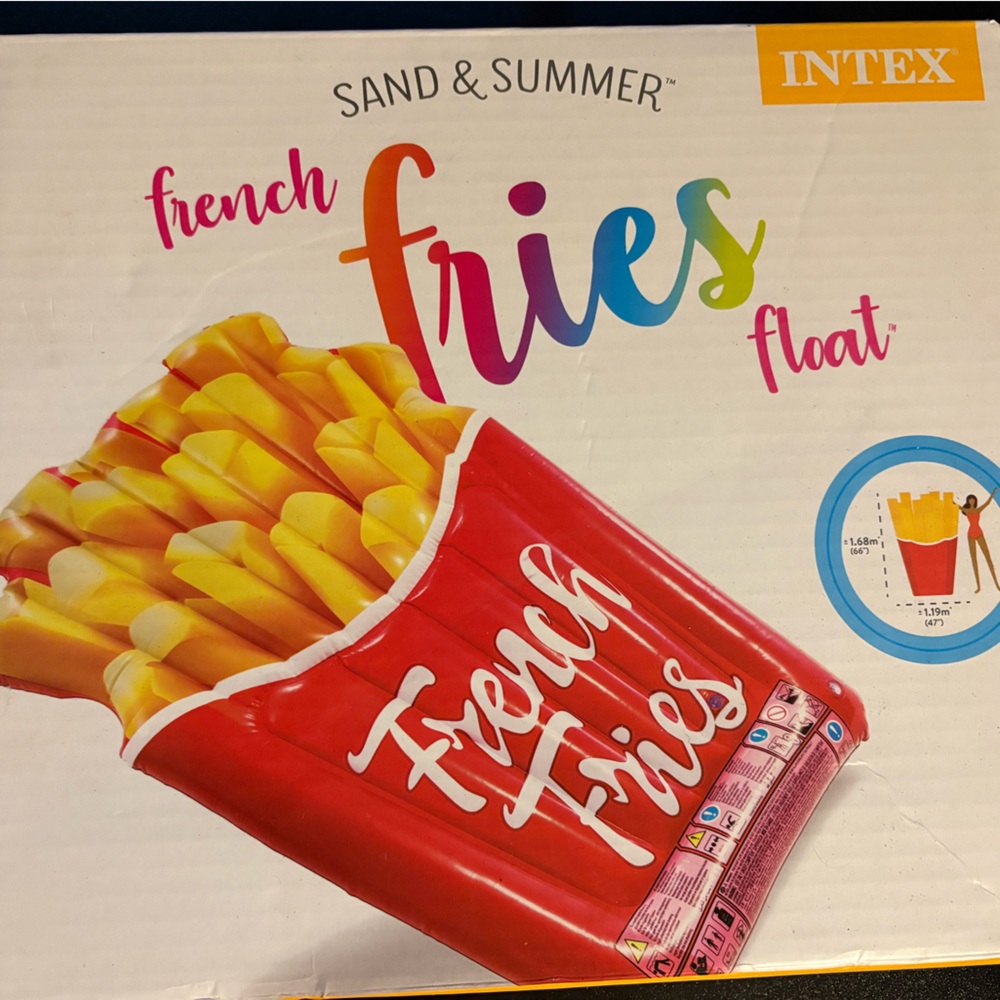 Intex French Fries Pool Float - Red and Yellow
